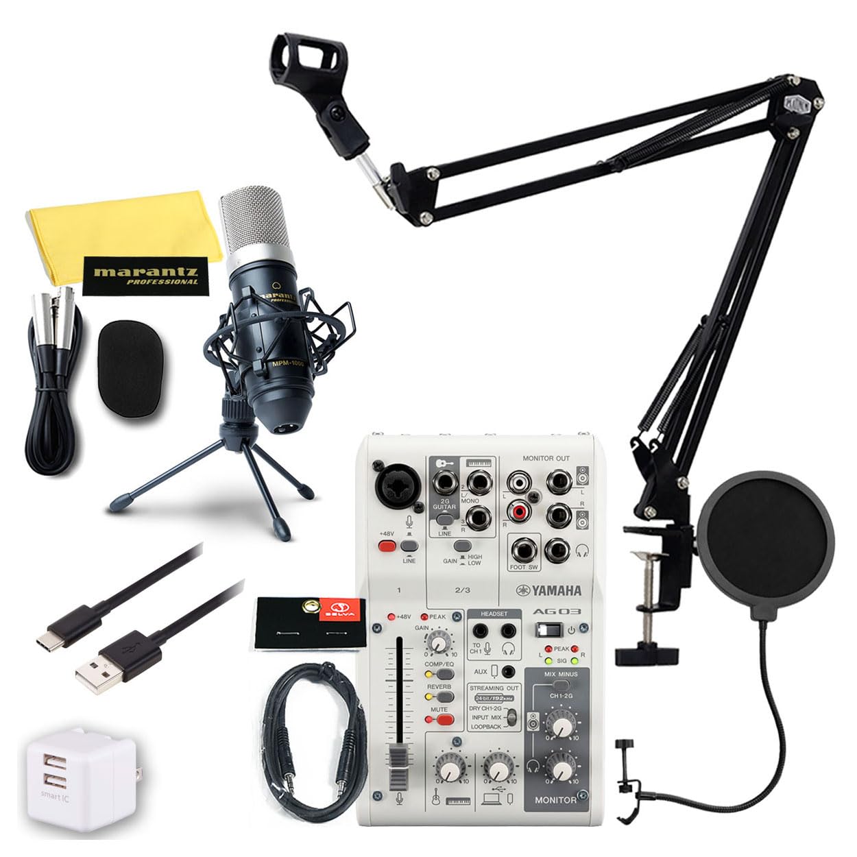 Amazon.co.jp: YAMAHA / AG03MK2 WHITE iPhoneユーザー向け 配信/DTM 
