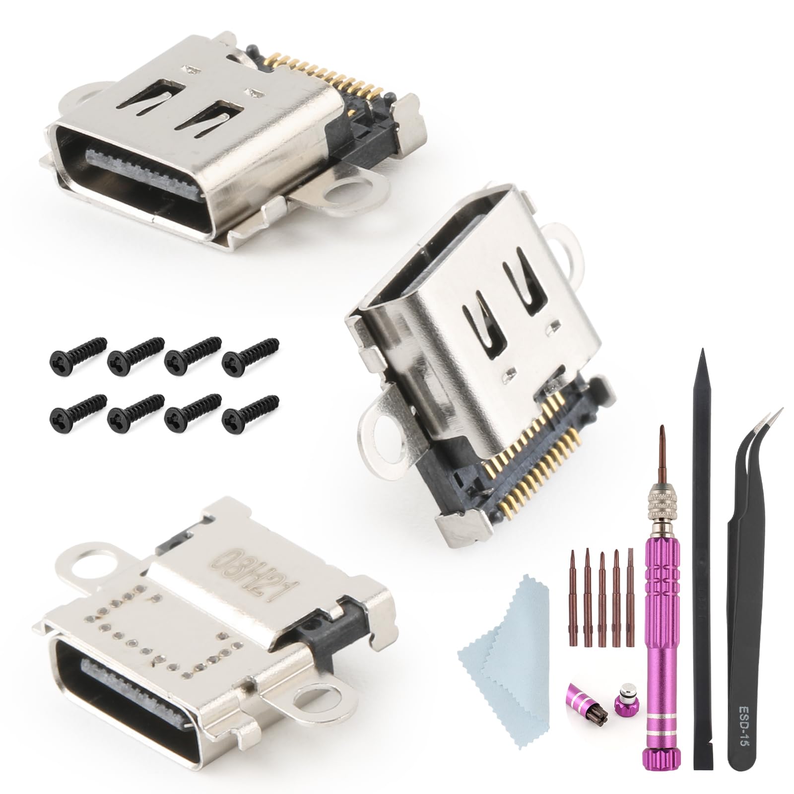 Amazon.com: 3PCS for Nintendo Switch Lite Charging Port Switch