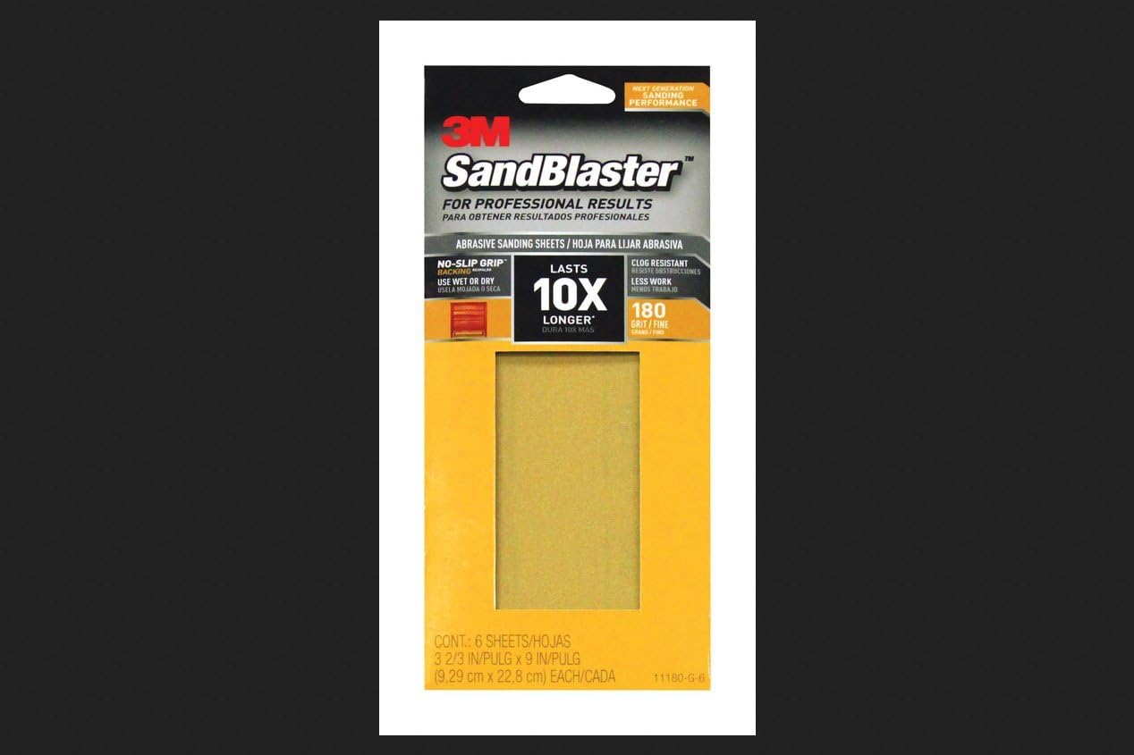 3M Advanced Sandpaper, 3-Pack, 150 Grit, 3M Pro Grade Precision - View #9