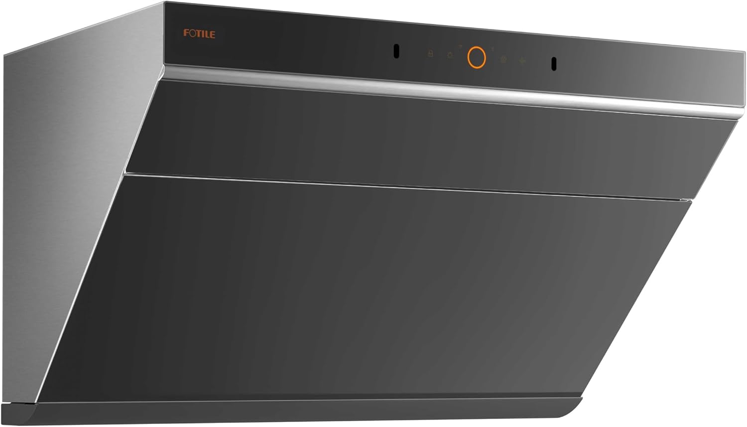 FOTILE VentiCore Series Under Cabinet or Wall Mount Kitchen Range Hood 1250 CFM 4 Speed Level with LED Lights, Fingerprint Resistance and Motion Control (MoonShadow Grey, 30")