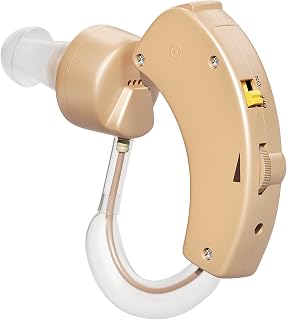 MEDca Digital BTE Hearing Amplifiers for Seniors - Noise Reduction, Volume Control, Discreet Behind-Ear, LR44 Batteries, 3 Domes