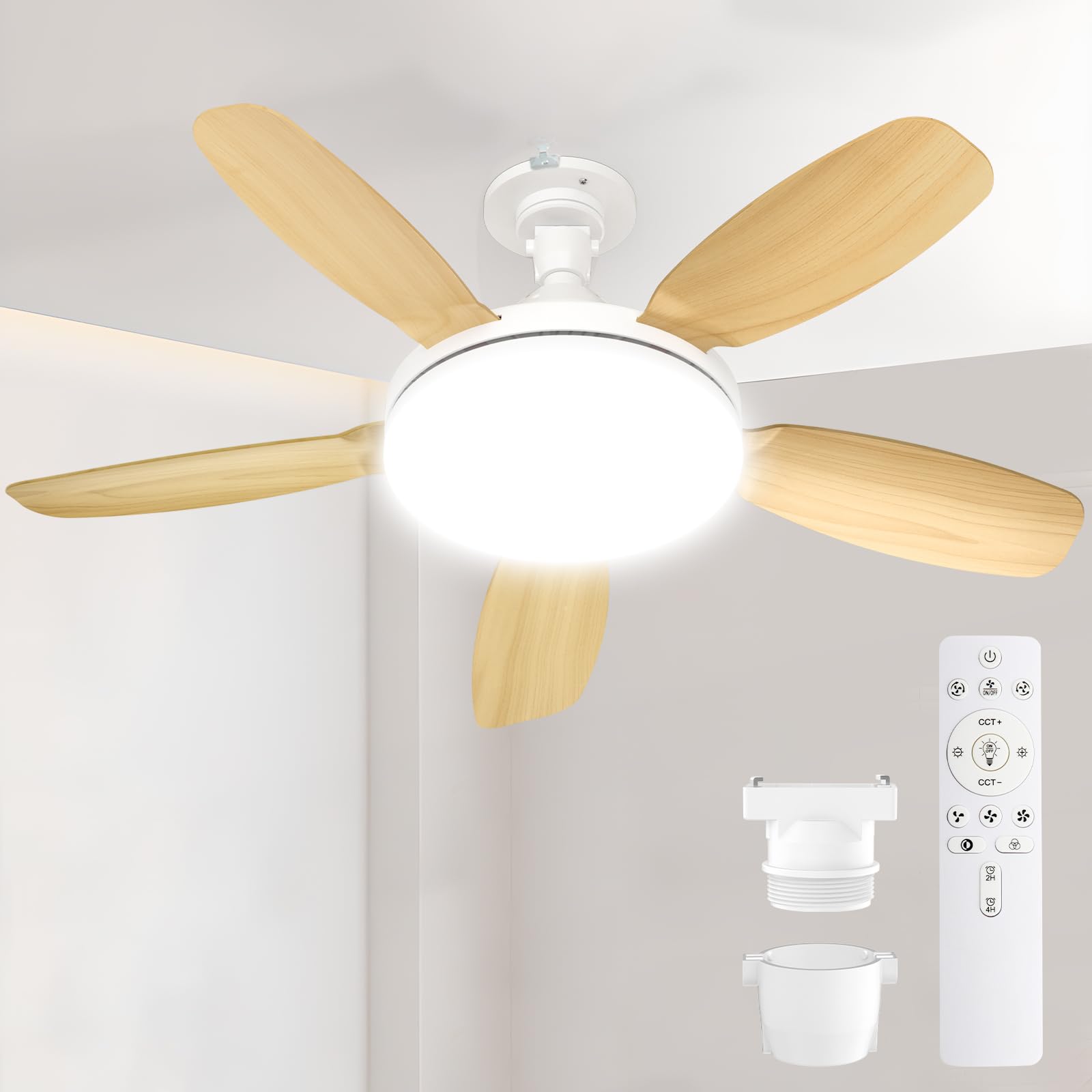 ATOPSUN シーリングファンライト led Amazon.co.jp : ATOPSUN シーリングファンライト【逆回転/冬の暖房効率