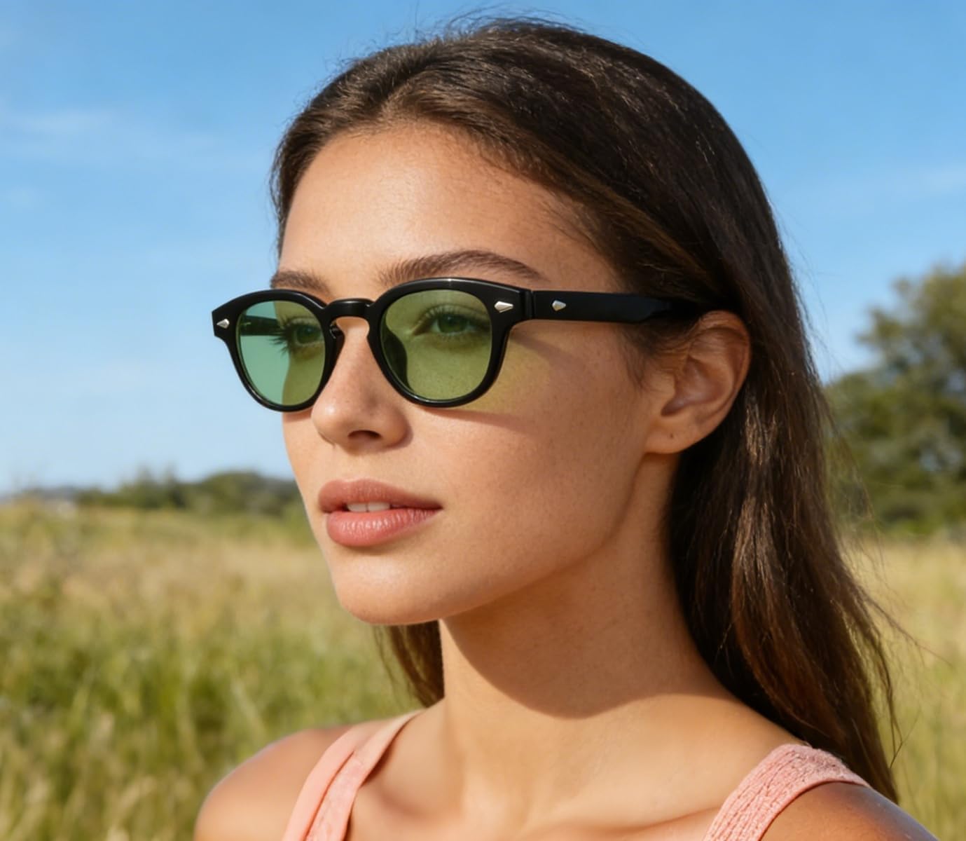 Gtand Unisex Vintage Retro Round Style Tinted Sunglasses For Men Women Fashion Circle Sun Glasses 46mm - Image 2