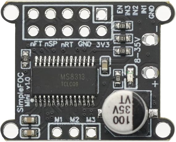 1PCS Brushless Motor Controller for Simple FOC Mini DC Brushless Motor Controller Driver Board FOC Control Driver SVPWM SPWM Control Board Module