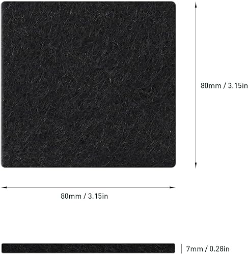 Miniatura 4 de EKO Recambios de filtro de olor para bote de basura y contenedor de compost, desodorante de carbón activado, fuerte absorbente de olores de carbón,