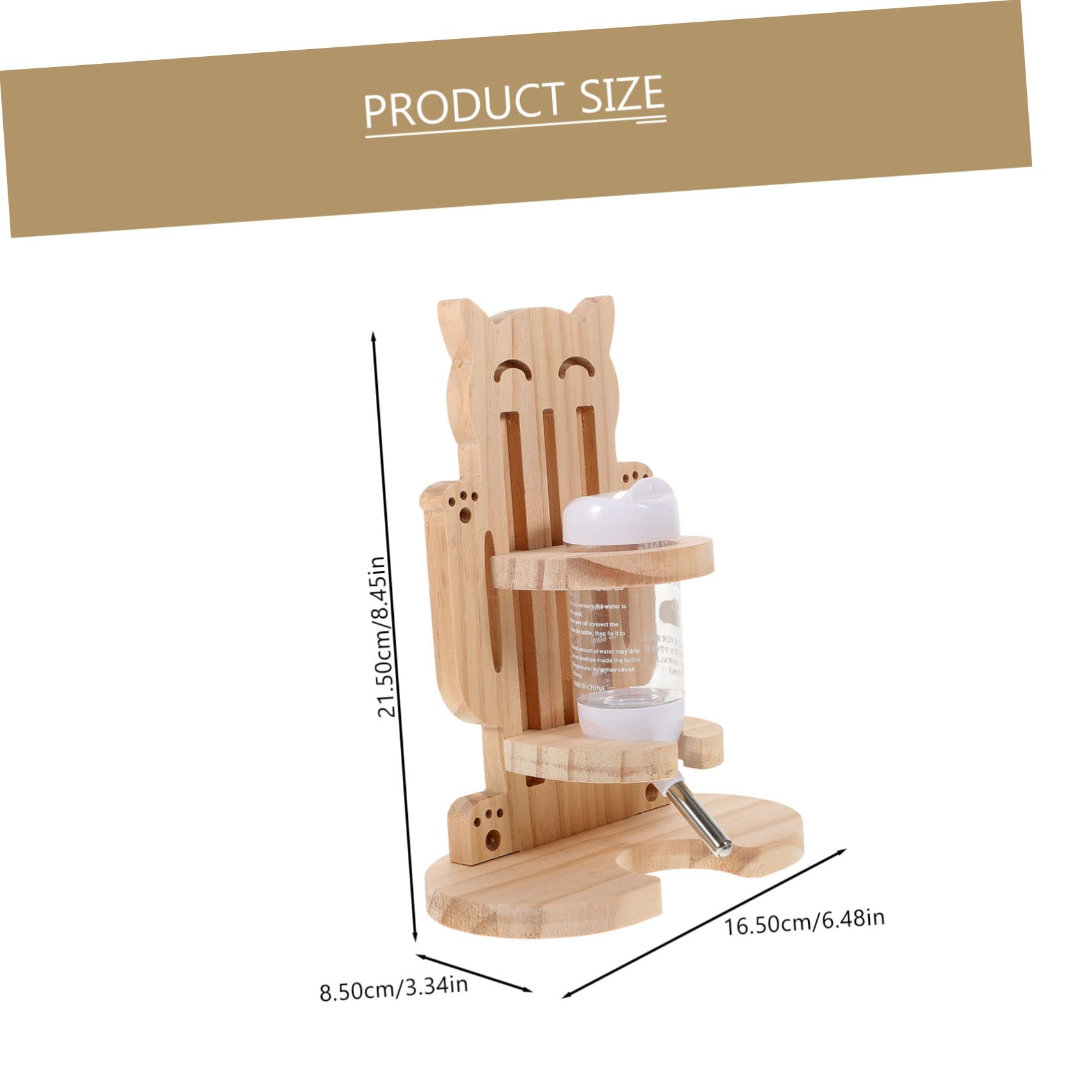 SUPVOX Compact Hamster Waterer Daily Water Feeder for Household Chinchilla Easy to Use