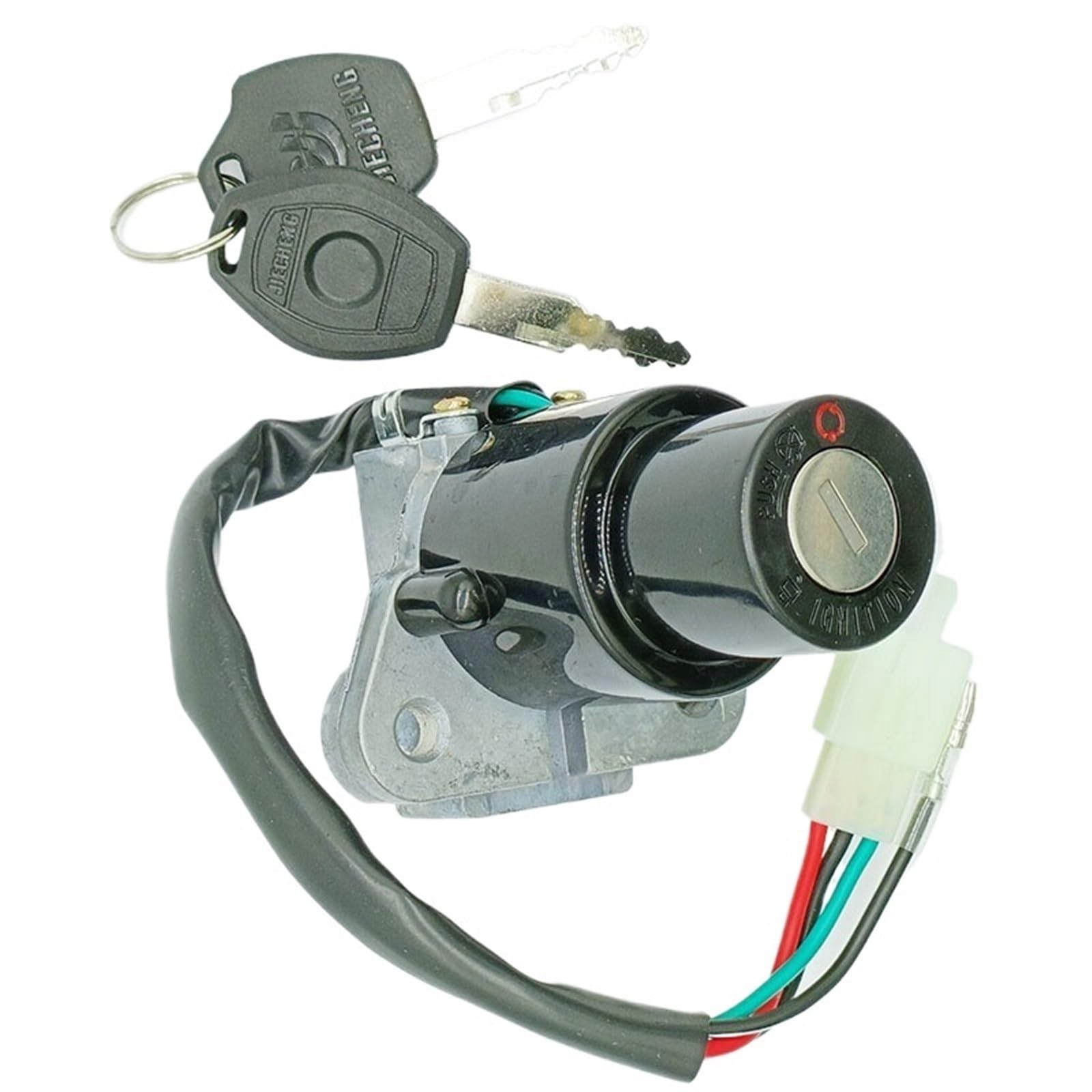 Moto Chiave Accensione Compatibile Con Yamaha Per DT125R Per DT125RH Per DT125RN Set Chiavi Blocco Dell'interruttore Avviamento Dell'accensione Per Motocicletta OEM: 55V-82501-00 3LY-82501-00