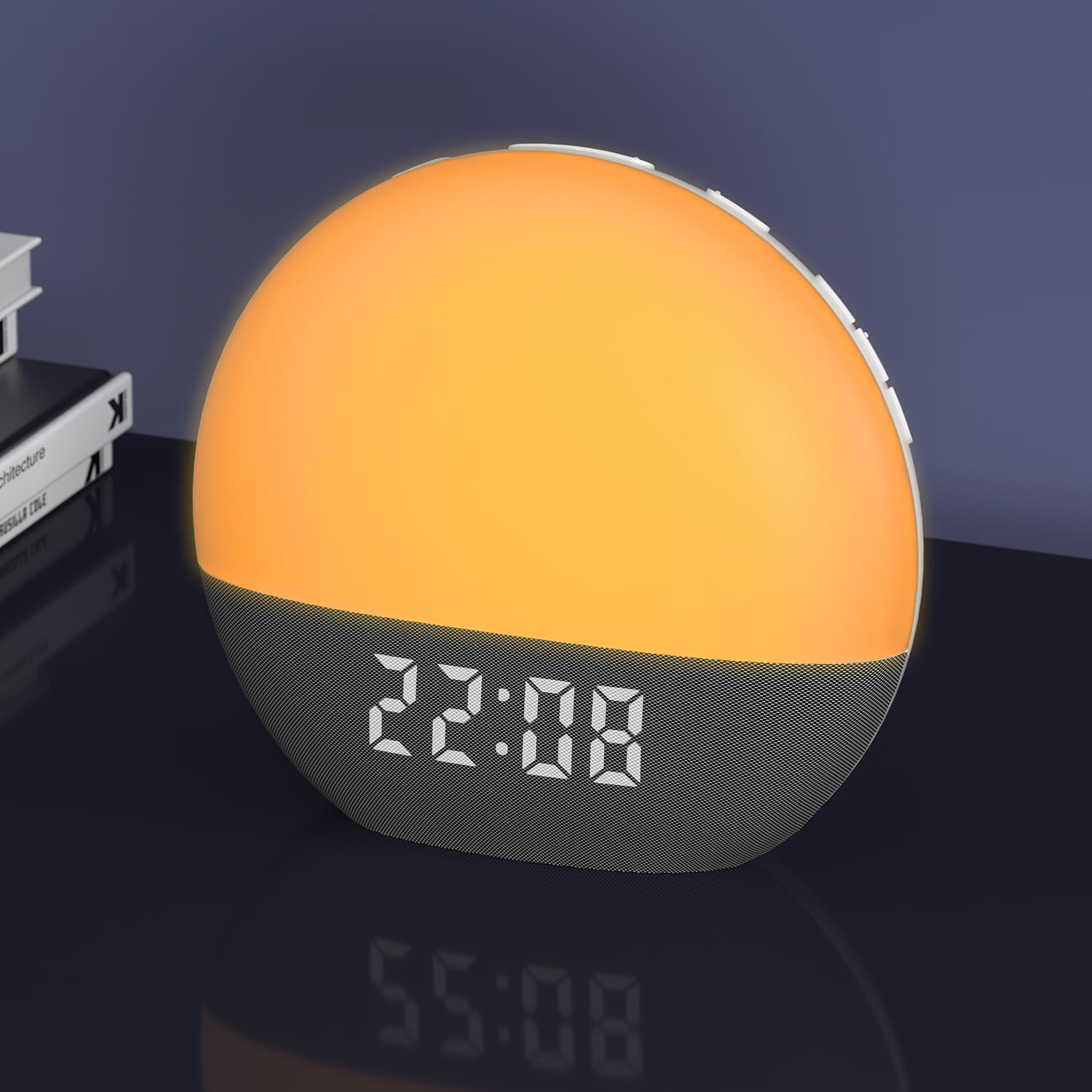 Sunrise Alarm Clock with White Noise Sound Machine for Bedrooms,with Wake Up Lig...