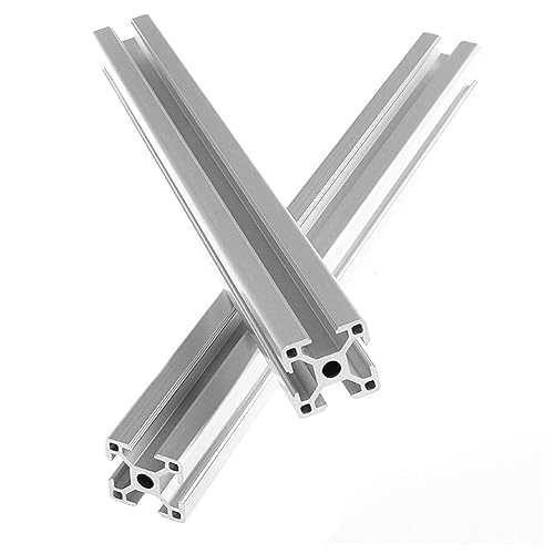 Miniatura 4 de 2 unids 39.370 in 3030 perfil de aluminio ranura en T ancho 0.315 in estándar europeo perfil de aluminio anodizado riel lineal para banco de trabajo