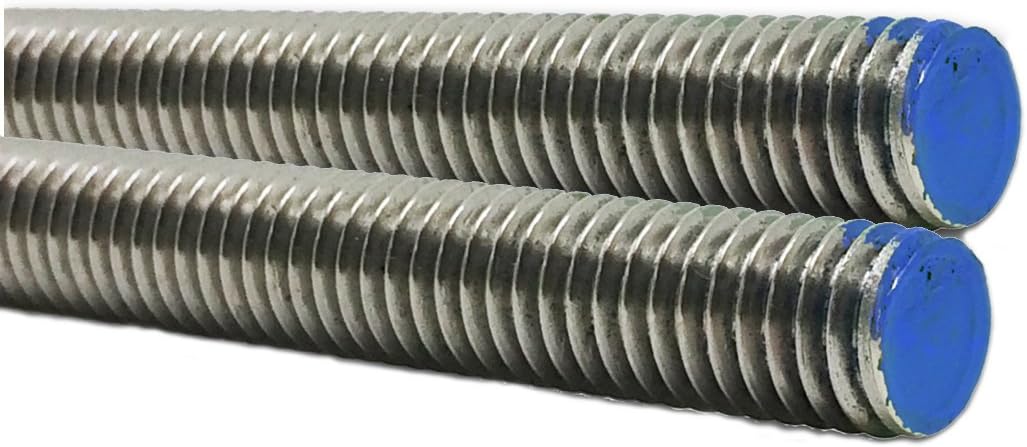 Type 18-8 Stainless Steel Fully Threaded Rod - Marine Bolt Supply (3/8-16 x 3FT (Bundle of 5))