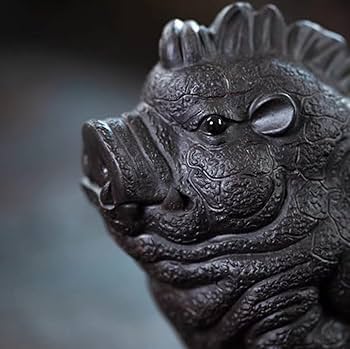 Amazon.co.jp: 座る いのしし 野生 野獣 おもしろい 置物