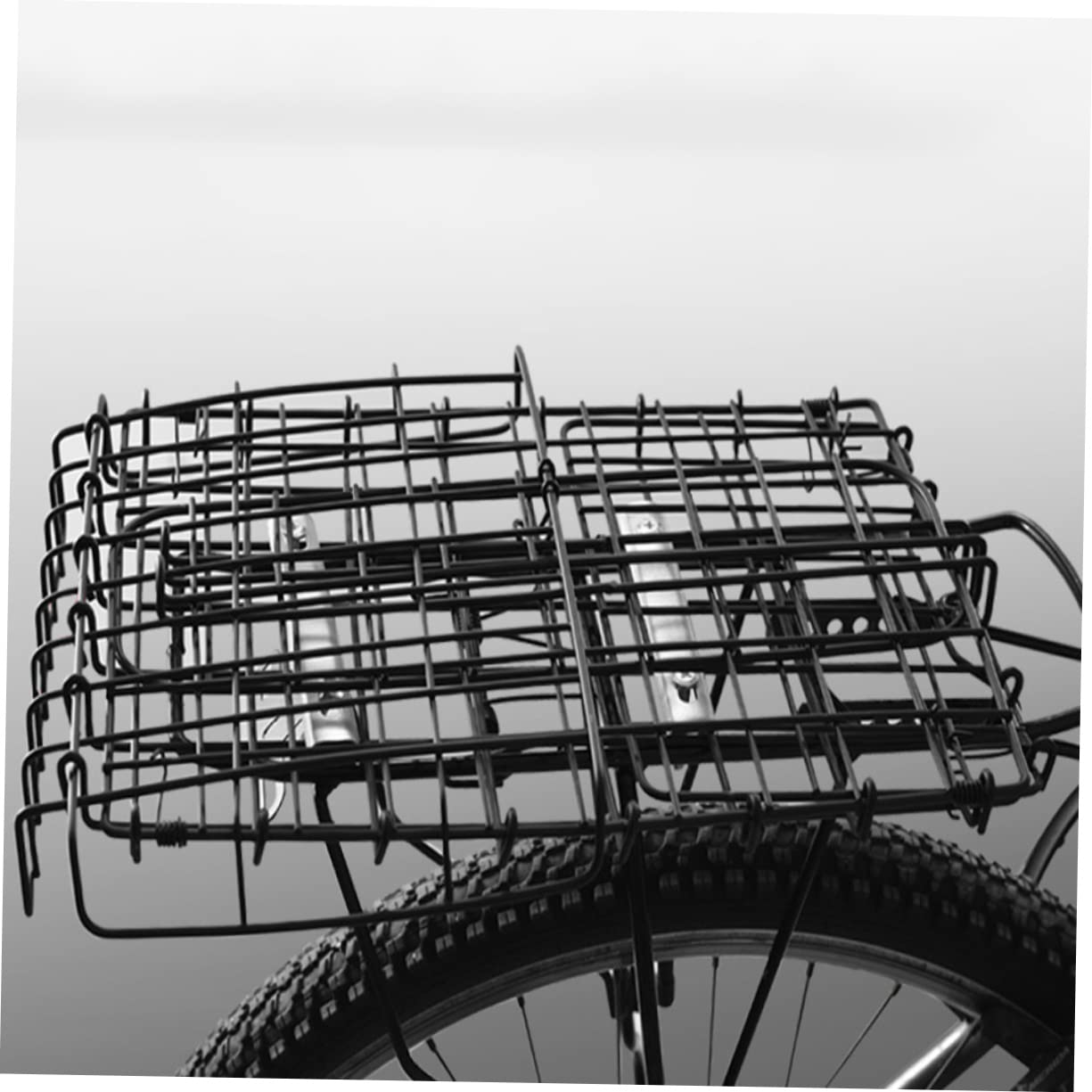 Cesta Trasera para Bicicleta Plegable Capacidad para y Instalación y Almacenamiento para Ciclistas y