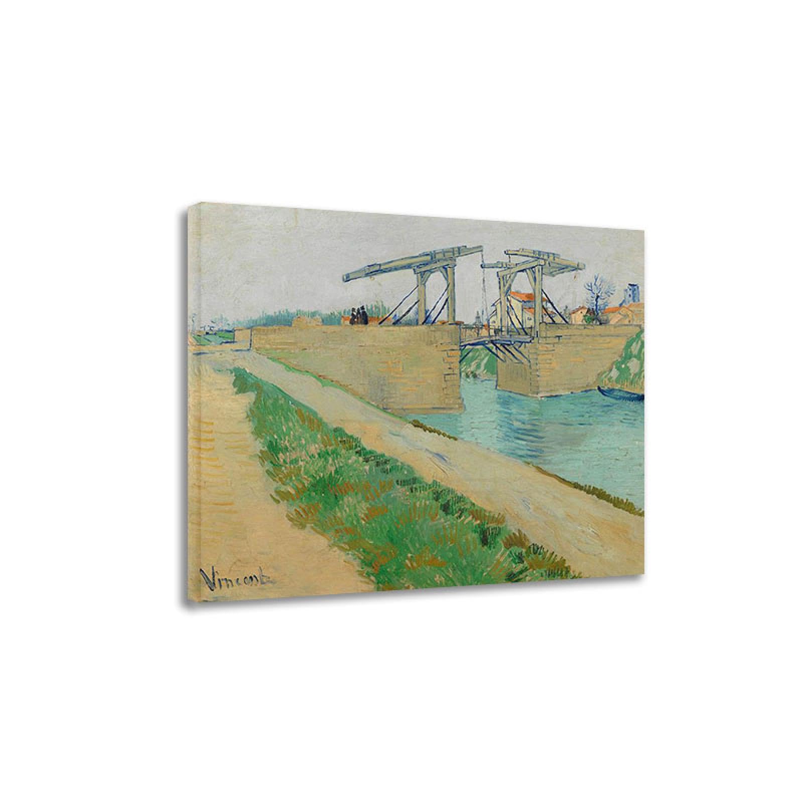 Tableau Monet Le Pont Langlois affiche impressionniste murale de salon - 7