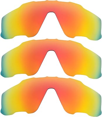 IMYTPFT 3 Compatible/Replacement for Lenses oakleys Jawbreaker Red Polarized