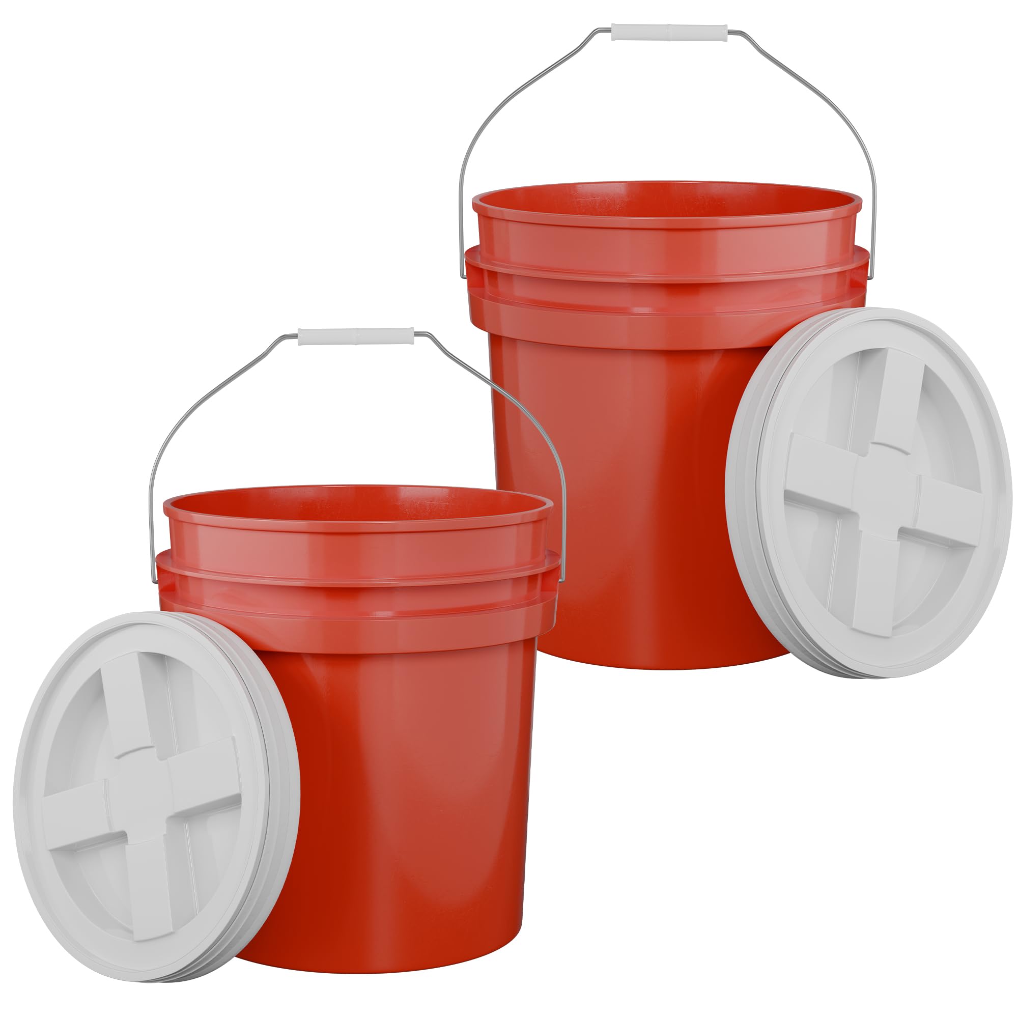 EconoHome Gamma Seal Red Bucket 2 Pack