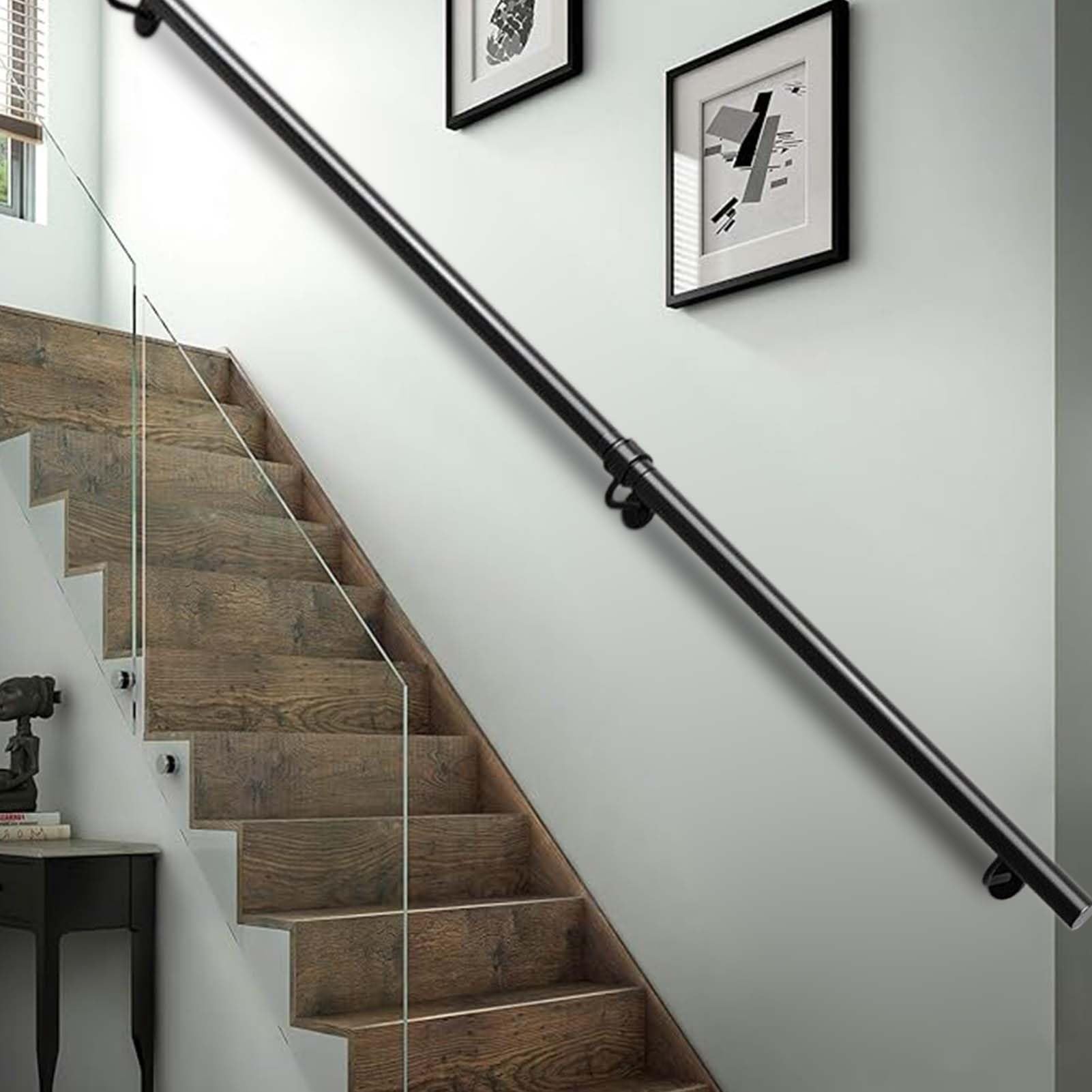 Rampe d'escalier murale de 510cm pour éviter les chutes sur marches glissantes