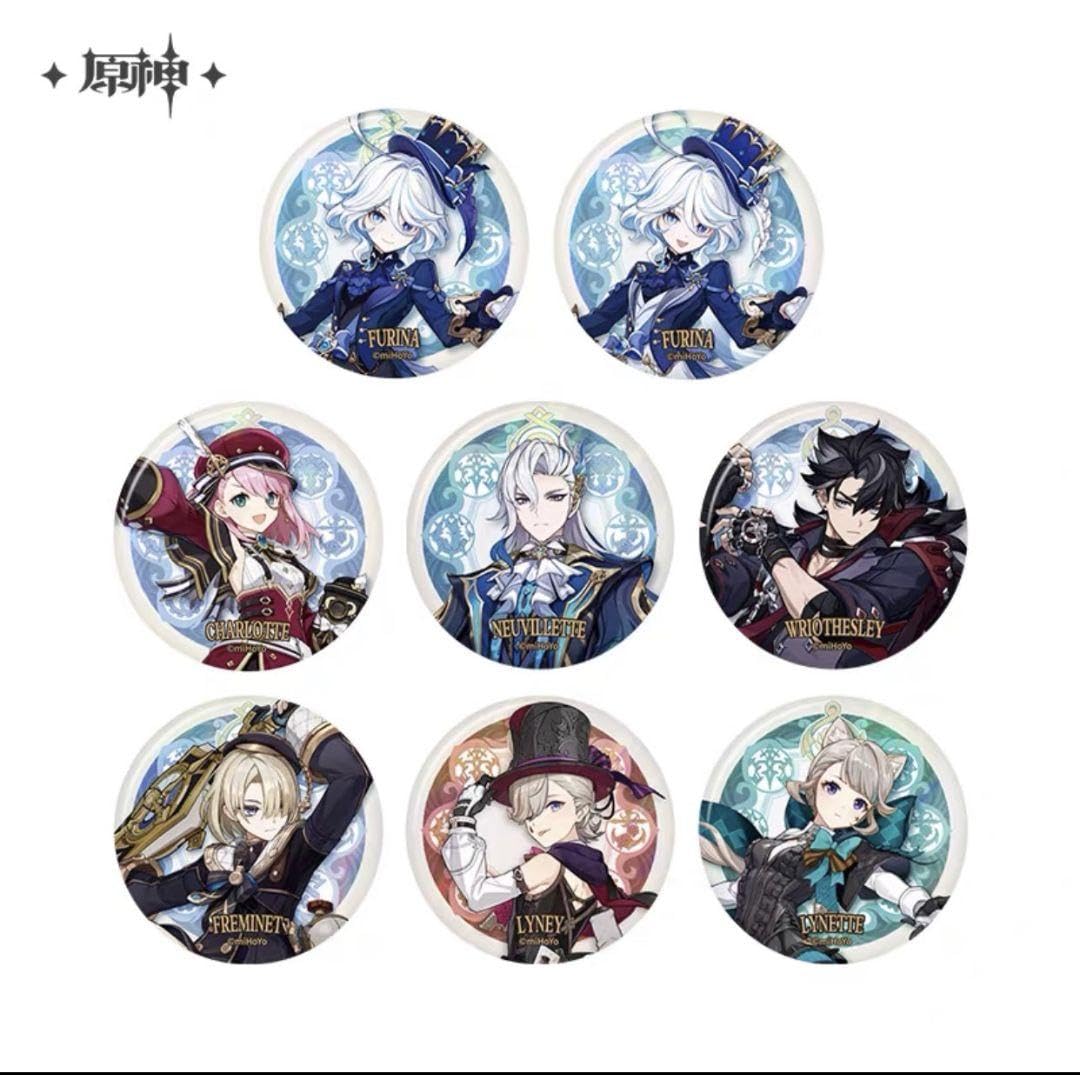 Amazon.co.jp: 原神 公式正規品 缶バッジ ヌヴィレット : おもちゃ