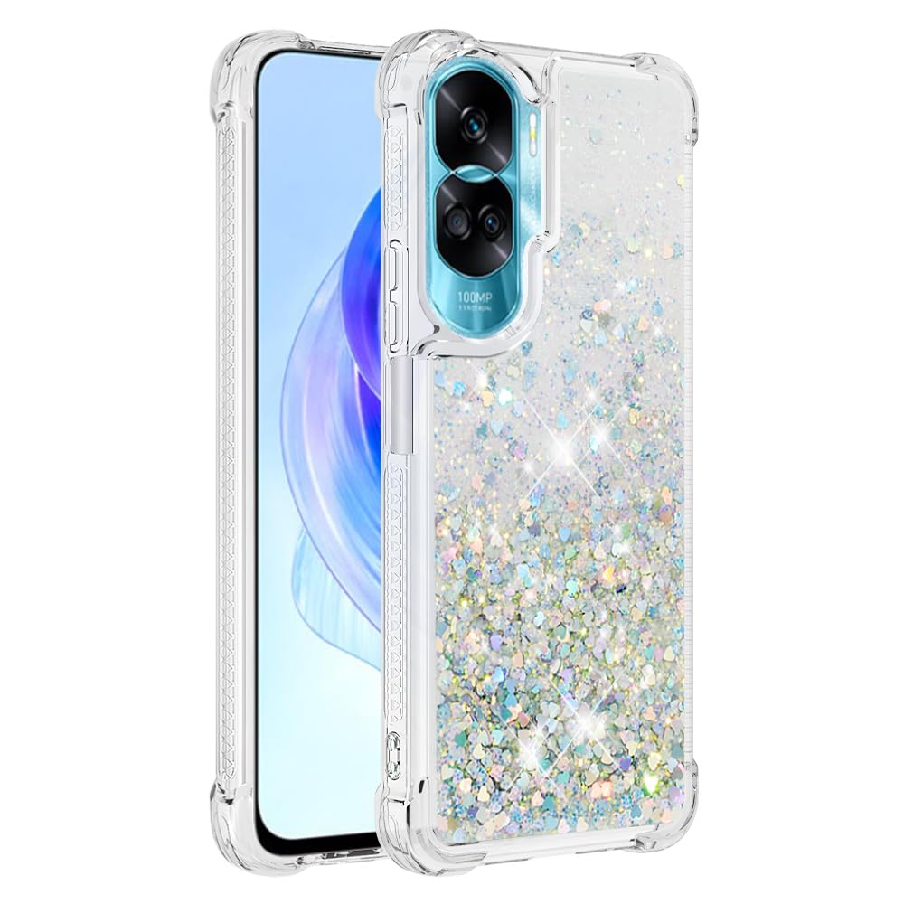 Ivoler Silikon Hülle Für Honor 90 Lite 5G – Militärischer Schutz, Stoßfest, Kratzfest, Schwarz