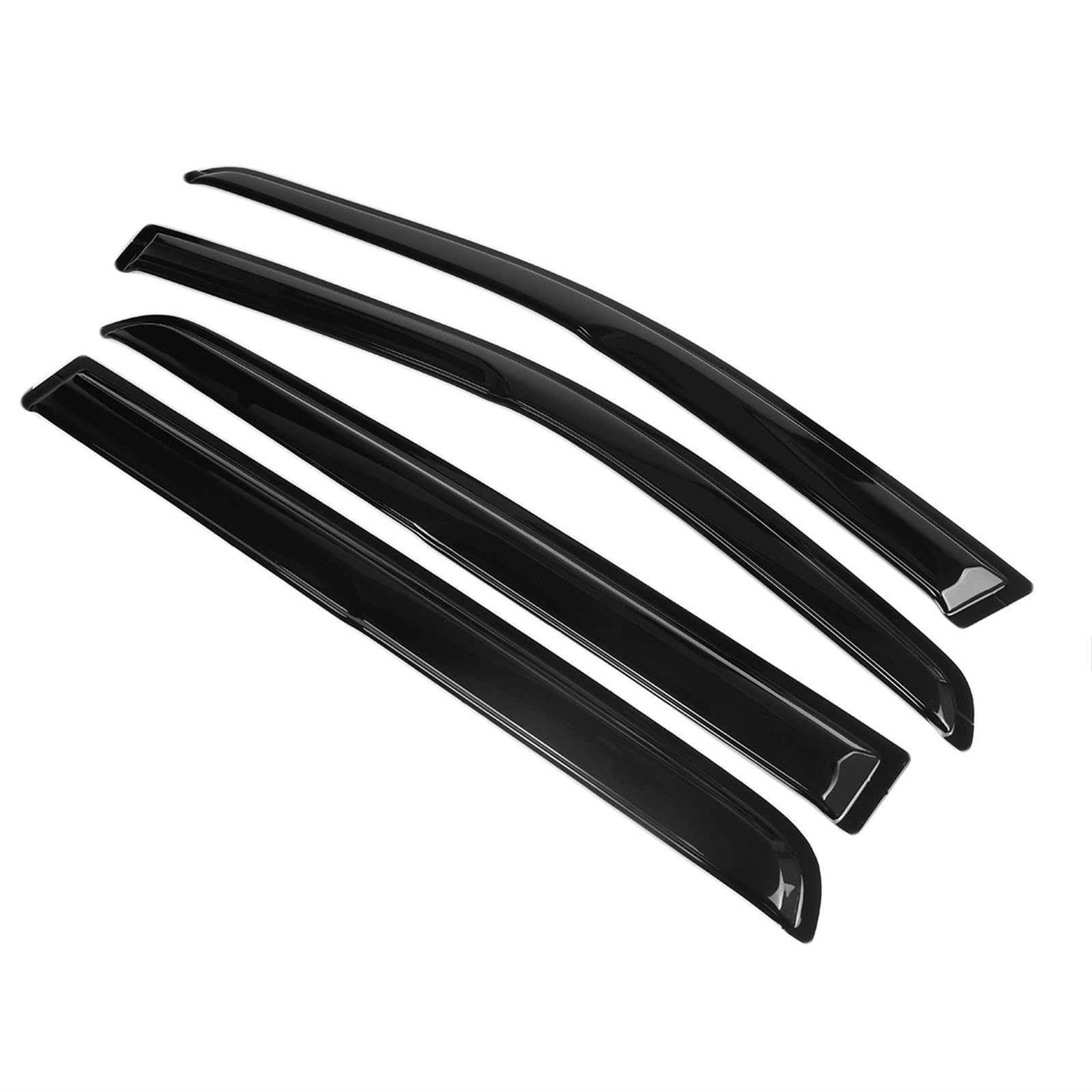 Déflecteurs de vitres pour Ranger Dual Cab 2012-2021 | Kit 4 pièces ABS noir - 7