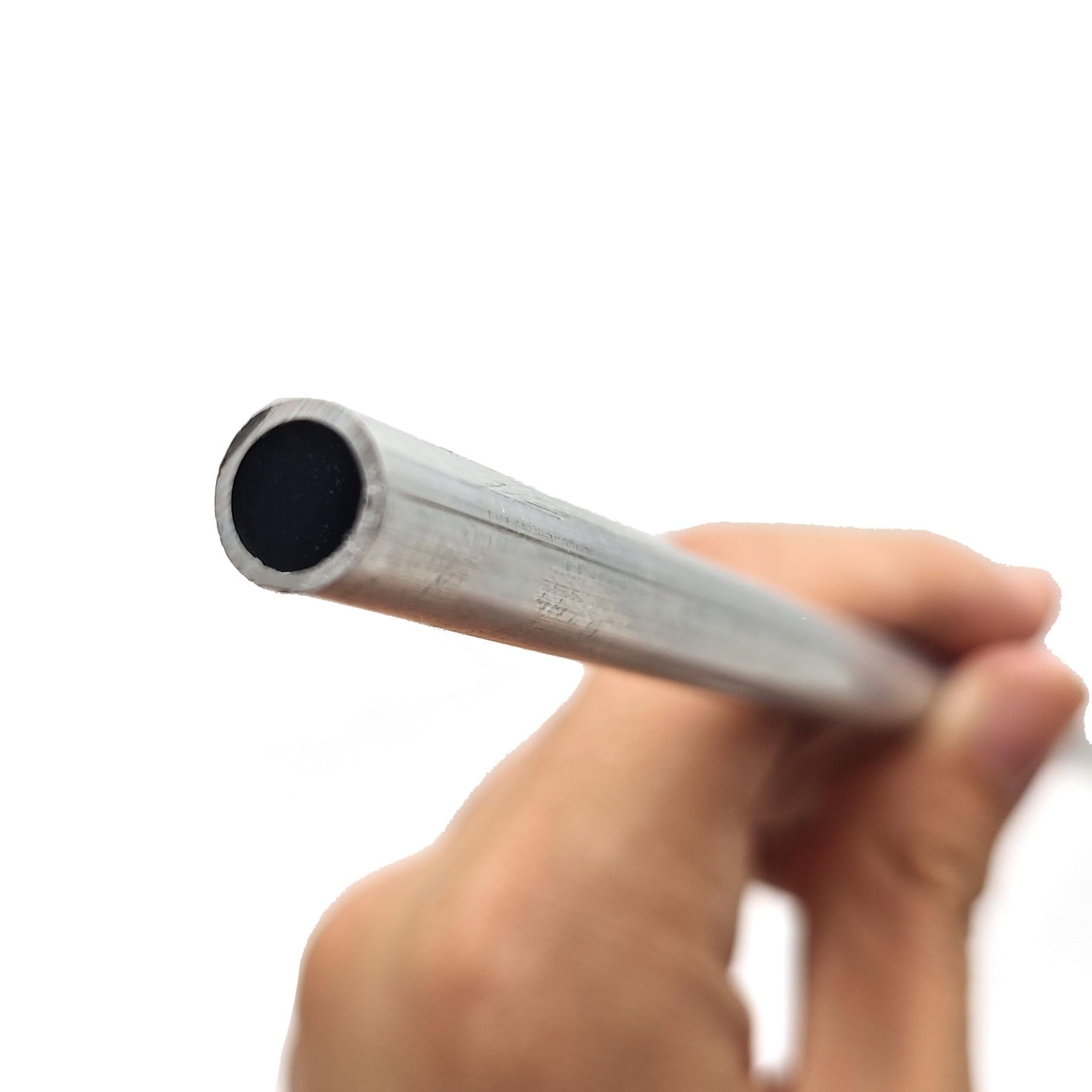 Industrie 34 mm Außendurchmesser, 6061 Aluminium-Rundrohr, gerades Aluminiumrohr for horizontale Stangenverlängerungen und Blindstangen Bauwesen(OD34mm ID30mm 500mm)