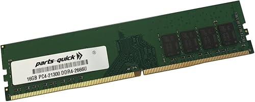 Memoria de 16 GB para placa base MSI X299 XPOWER Gaming AC DDR4 PC4-21300 2666 MHz Non-ECC sin búfer DIMM RAM (marca ARTS-QUICK)