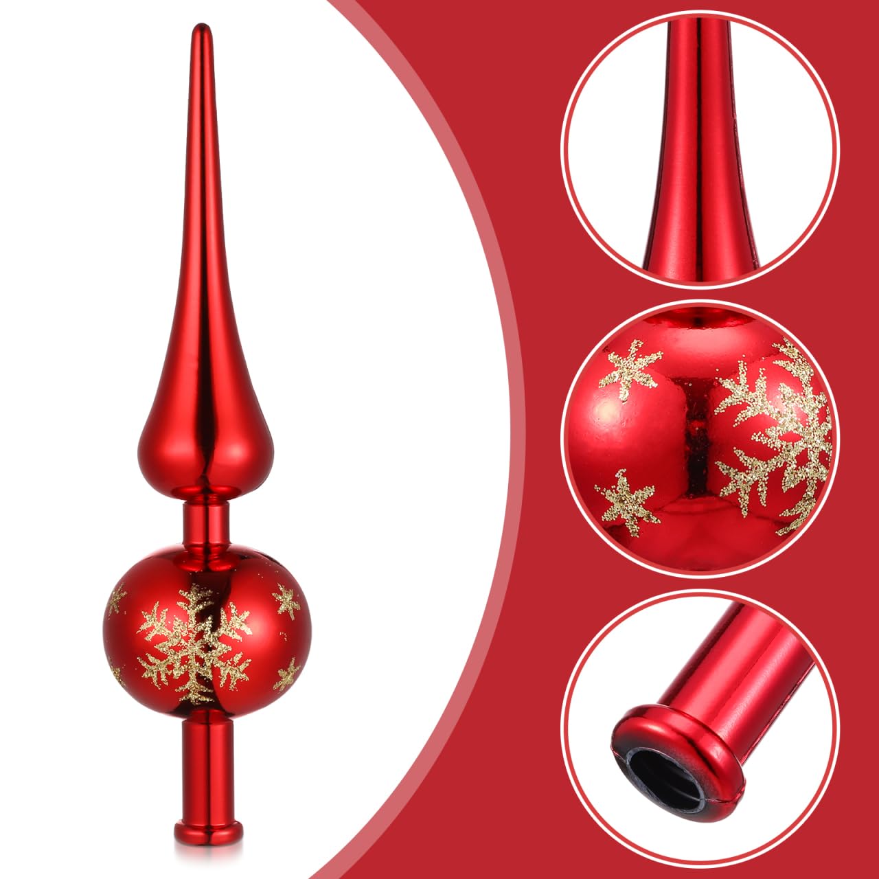 Amazon.com: Gadpiparty Christmas Tree Toppers Vintage Plastic Tree