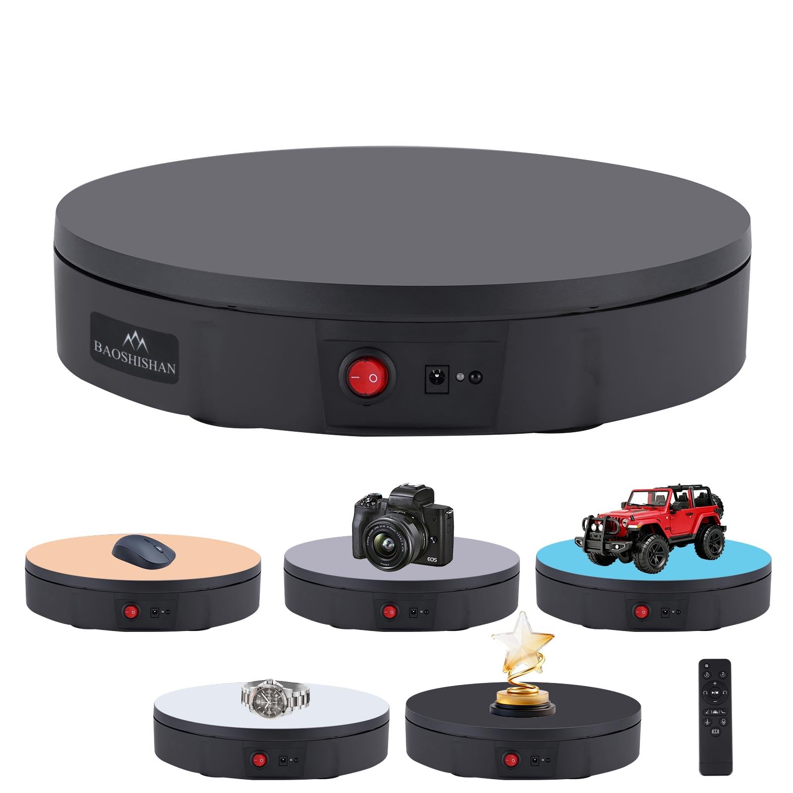 電動ターンテーブル 撮影 耐荷重100kg BAOSHISHAN 回転台 Amazon.co.jp: BAOSHISHAN ターンテーブル 電動 回転台 30cm 摄影用