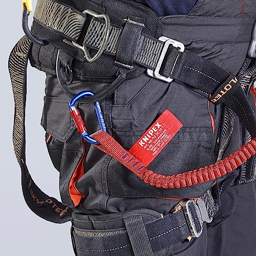 Image of KNIPEX Tools 00 50 12 T BKA Tool Tethering Lanyard with Captive Eye Carabiner up to 13 lbs.