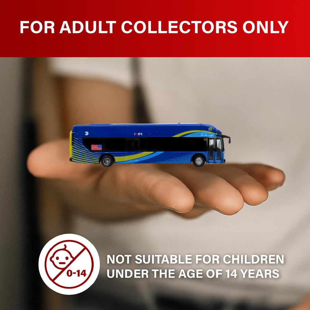 Amazon.com: Iconic Replicas NFI Xcelsior XN40 Transit Bus: MTA New