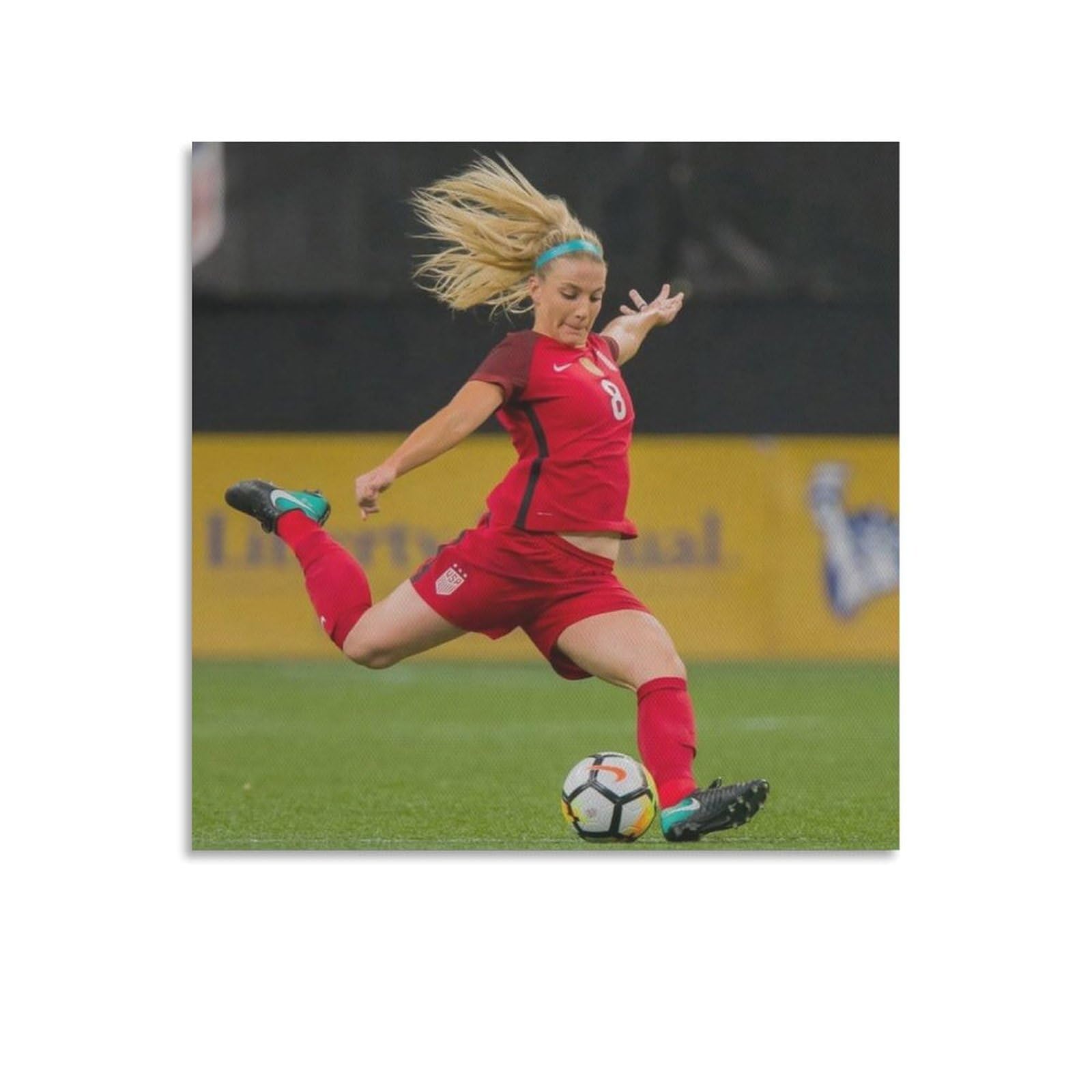 Asuiu Unframe-Style Julie Ertz Canvas Poster Poster Painting Canvas Wall Art Living Room Posters Painting 12X12inch(30X30cm)
