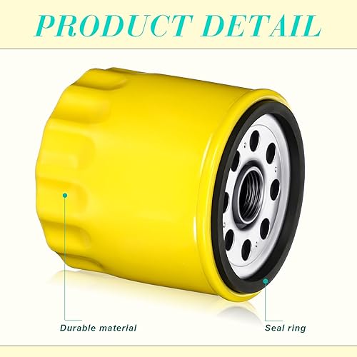 Miniatura 3 de Therwen Paquete de 8 filtros de aceite 52 050 02 de capacidad extra para motor de cortacésped compatible con Kohler 52 050 02 5205002-s 52 050 02-s1