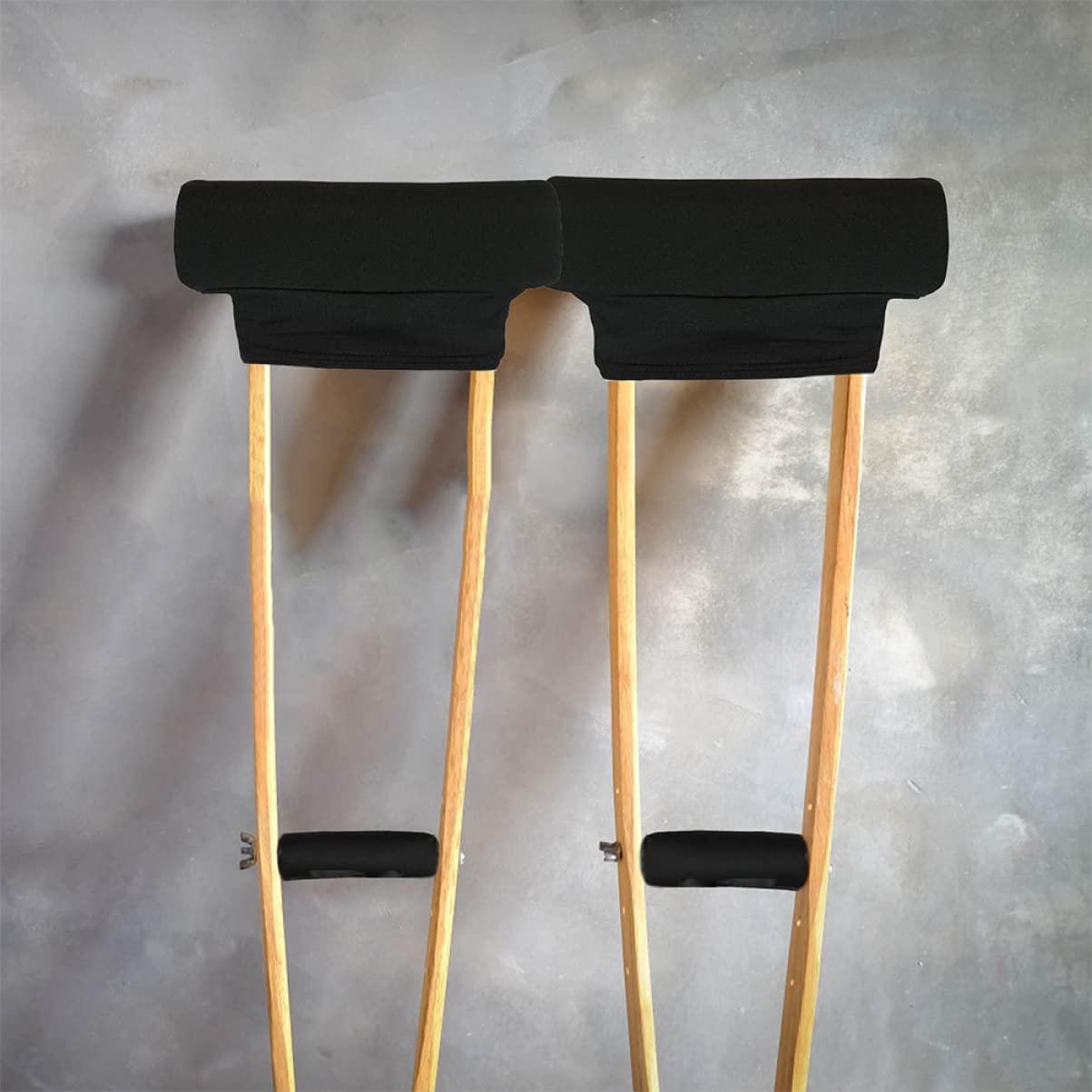 SHERCHPRY 2 Juegos Cojín para Manijas de Muletas Almohadillas Cómodas para Axilas Soporte Ergonómico para Negro