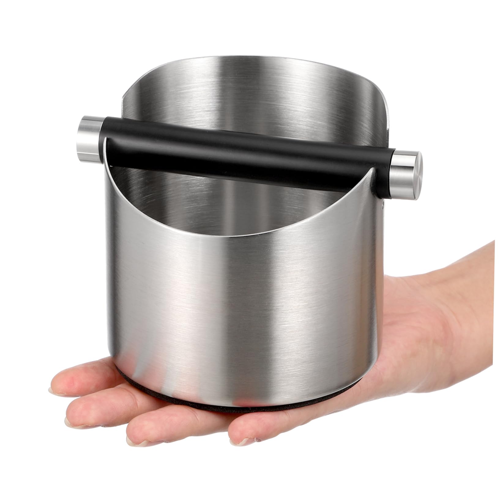 Genérico 1 Pc Cubo De Café Molido Frasco Cafetera De Goteo Filtro Para Maquina De Cafe Vertedero Cubo De Almacenamiento De Residuos De Té Líquido Contenedor De Café Molido Acero Inoxidable