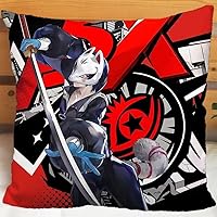 Amazon｜ペルソナ5 クッション 抱き枕 グッズ かわいい p5 雨宮