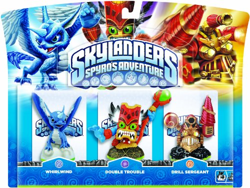Preisvergleich Produktbild Skylanders - Triple Pack F: Double Trouble, Whirlwind, Drill Sergeant