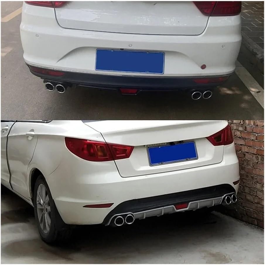 Car Bumper Rear Universal 118/128CM Spoiler Rear Lip Car Modified Accessories PP Auto Spoiler Diffuser(All Black-L)