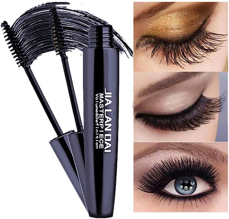 Qomomont Cosmetics Vegan Mascara For Sensitive Eyes, Defines Lashes With Lengthening & Volume Effect, Intense Length Long Natural Eyelashes
