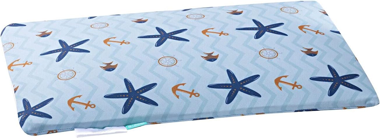 The White Willow Bed Pillow for Kids-Baby Pillow for 2 Years to 8 Years-Memory Foam Soft Kids Pillow for Sleeping-Small Pillow for Babies-Kids Pillow for Girls & Boys-Toddler Pillow-Blue Pillow Cover
