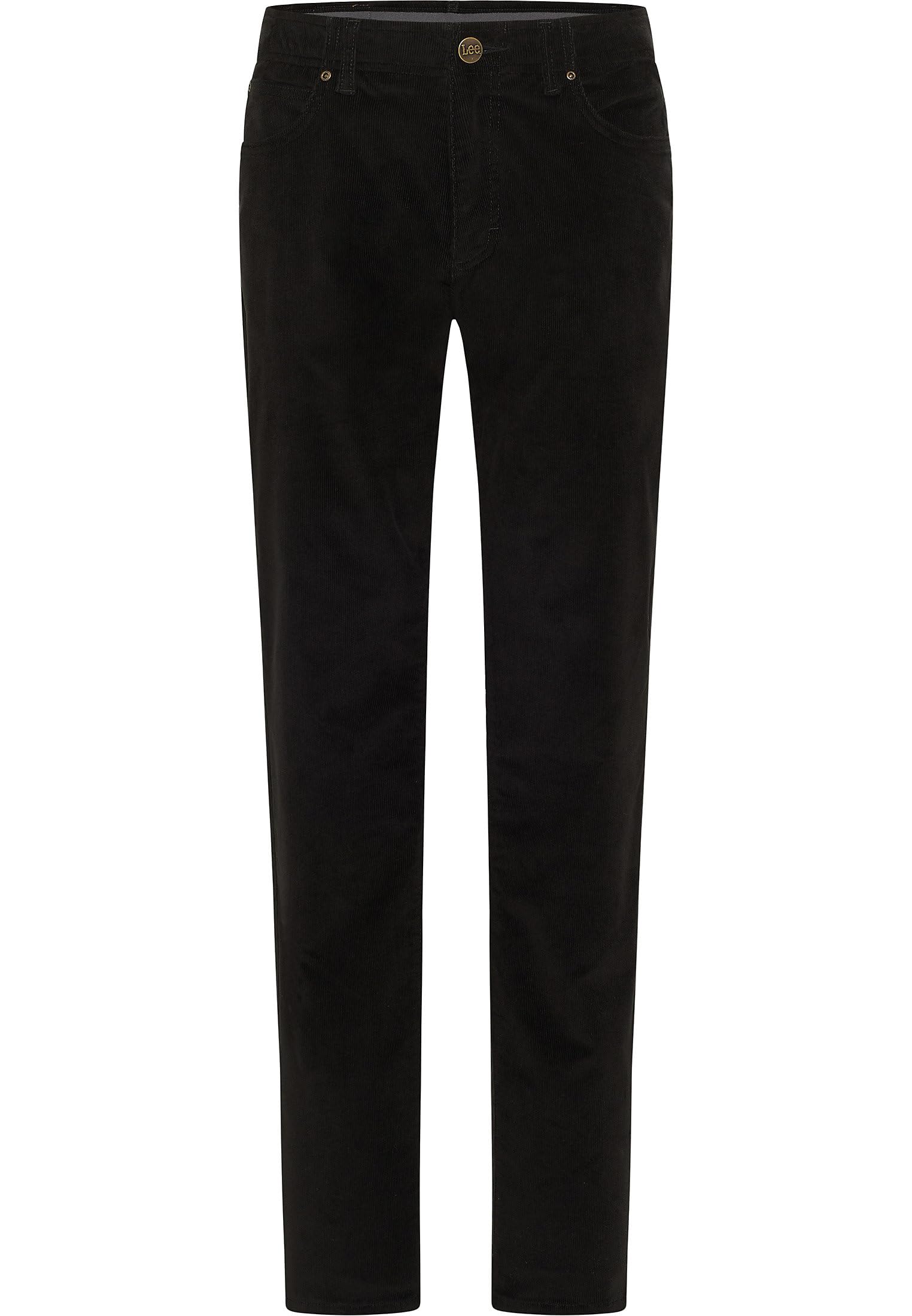 Lee Herren Straight Fit Mvp Jeans, Black Denim Black, 38W / 34L