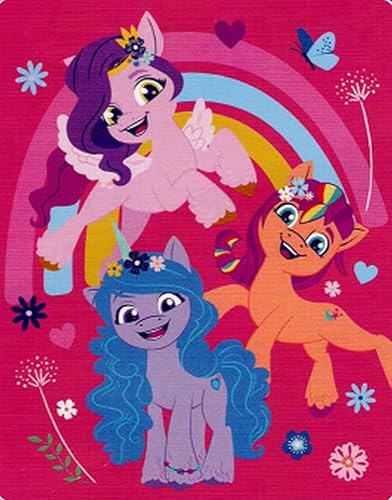 The Northwest Store My Little Pony BFF - Manta de seda táctil de 40 x 50 pulgadas, rosa, 40 x 50 pulgadas