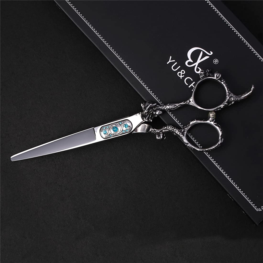 Coiffeurs Ciseaux Ciseaux Ciseaux Scissor Set Ensemble De Ciseaux De Ciseaux pour Cheveux Professionnels Kit, pour Hommes Femmes Enfants Animaux Domestiques Salon