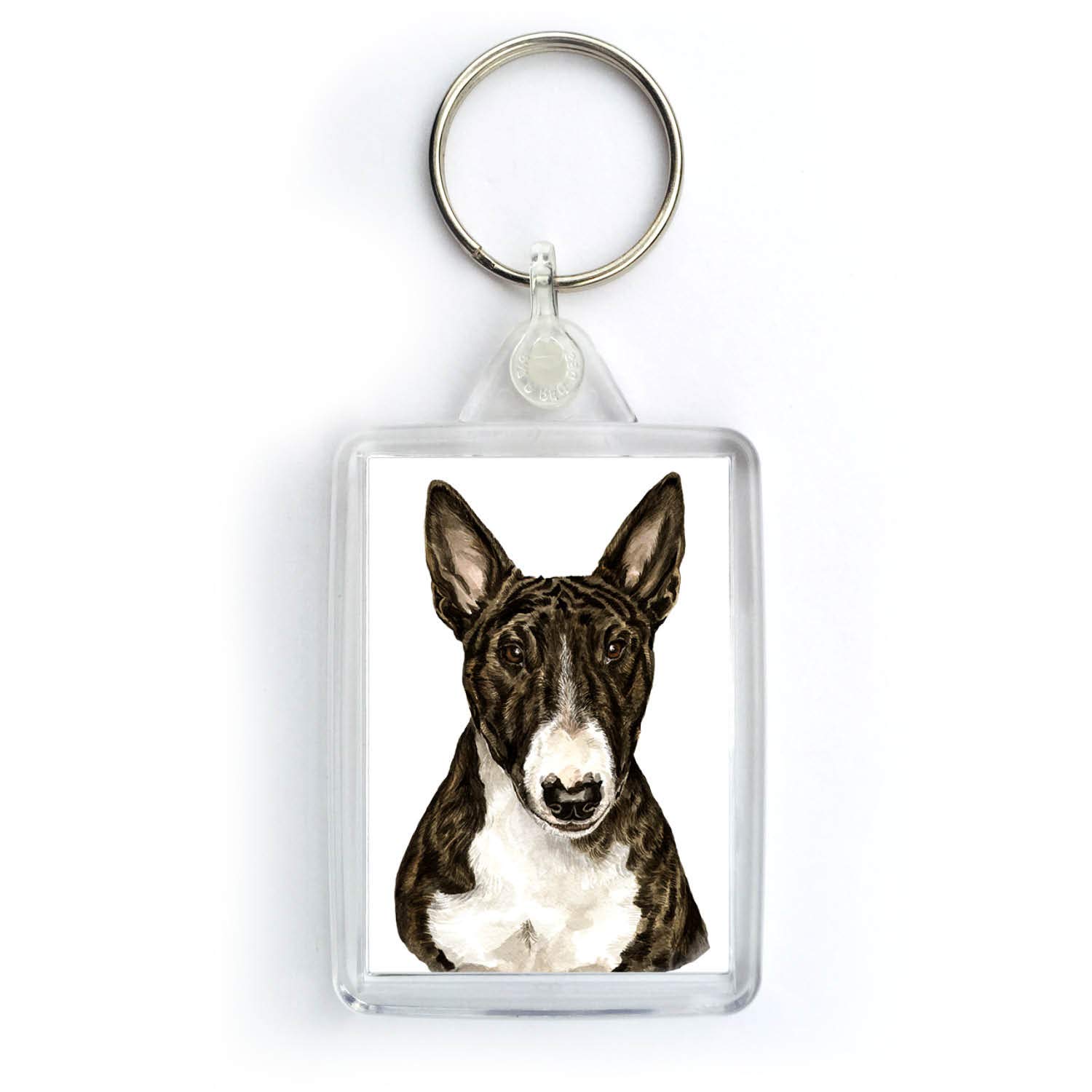 WaggyDogz English Bull Terrier Dog Keyring (KRG-90)
