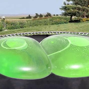 OULUN 47 Inch Giant Water Bubble Ball, Inflatable Water -Filled Ball for Outdoor Beach Pool Garden Party Large Green