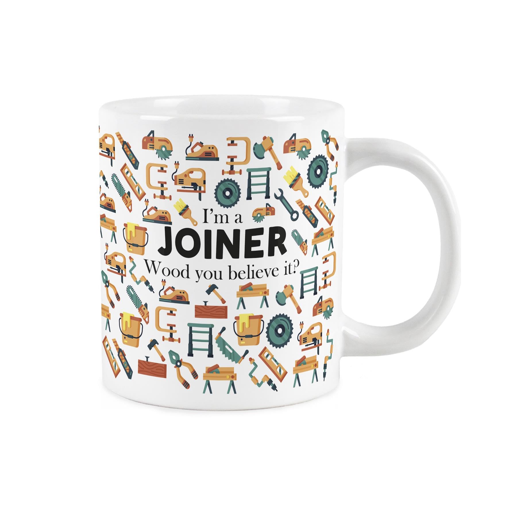 Purely Home Novelty Joiner Mug - Extra Large Jumbo Humourous Trades Gifts for Wordworkers - Ceramic Large Tea/Coffee Cup