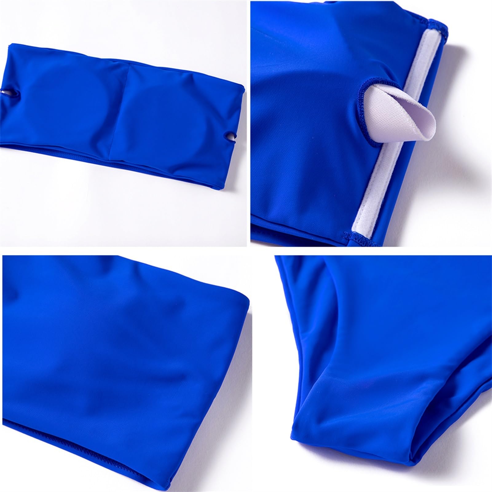 Bikini Sexy da Donna Costume da Bagno A Vita Alta Push Up Beachwear Costumi da Bagno Costumi da Bagno Bikini A Fascia Brasiliano Donna (Color : B3388RG, Size : S)