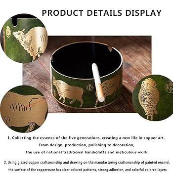 銅細工 灰皿 装飾品 工芸品 美術品 置物 銅細工 灰皿 装飾品 工芸品 美術品 置物