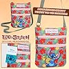 Disney Stitch Umhängetasche Mädchen & Teenager, Handtasche Mädchen mit verstellbarem Riemen, Crossbody Bag für Handy & Geldbörse, offiziell lizenziert - Multicolour #5