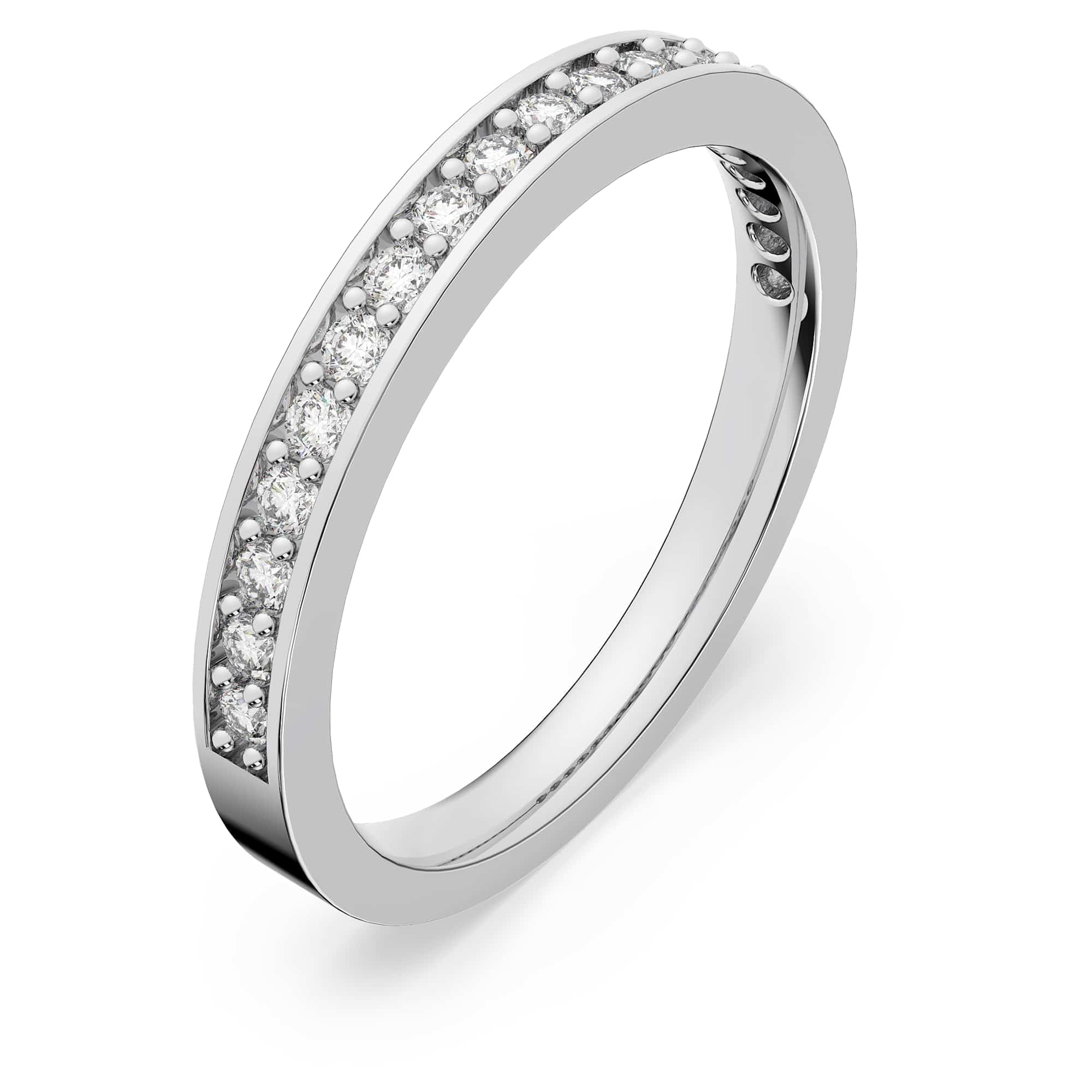 Swarovski – Anillo de mujer medio-hecha metal (Plata)