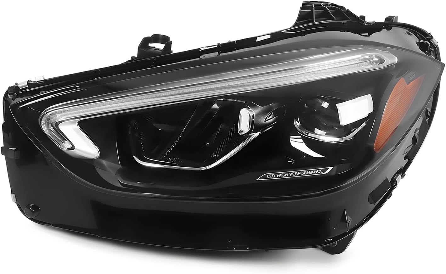 Driver Side Headlight Compatible with 2022-2023 W206 C200 C300 C43 C63 Headlamp A2069064303 (Left)