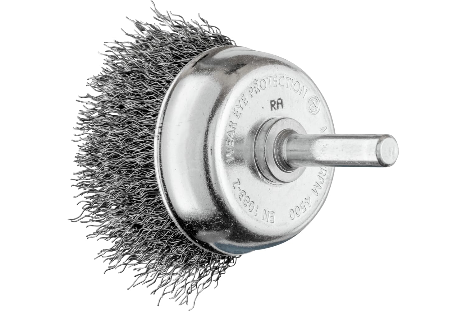 PFERD Cup Brush Untwisted TBU | Diameter 50 mm Shaft Diameter 6 mm Steel Wire Diameter 0.30 mm | 43740162 - for Drills